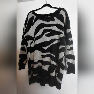 2x torrid tiger stripe sweater